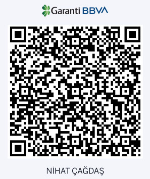 Garanti BBVA - Nihat Çağdaş IBAN QR Kodu